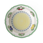 French garden plat creux de service