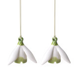 Mini flower bells ornement