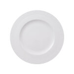 White pearl assiette plate