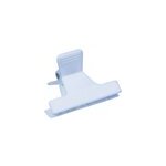 12 pinces croco blanche eco 6cm