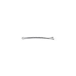30 pinces ondul�es noires 5cm