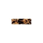 Barrette  cheveux rectangle brune stella green 9cm