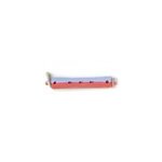 Bigoudis permanente rouge / bleu courts 10 mm