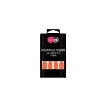 Boîte de 24 tips faux - ongles vermillion orange beauty coiffure Boîte de 24 tips faux - ongles vermillion orange beauty coiffure