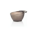 Bol coloration gradu anti - drapant avec bec verseur + repose - pinceau tekno gris