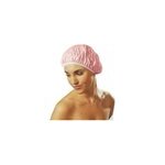 Bonnet de douche rose