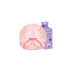 Bonnet de nuit en satin anti - frisottis rose glov