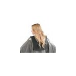Cape de coupe bob tuo stylist long noire pvc 53x45 cm