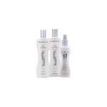 Cure shampooing + conditionneur + conditionneur sans rinage silk therapy biosilk