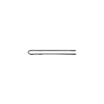 Epingles m�tal 50 mm - 400 pcs - droite - noire
