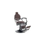 Fauteuil barbier hair custom roadster gris plomb