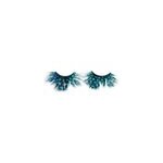 Faux cils crazy plume noir poid bleu x2 avec colle shophair