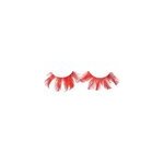 Faux cils crazy plume rouge x2 avec colle shophair