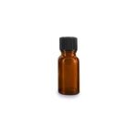 Flacon aromatherapie verre ambre 10ml - pbi Flacon aromatherapie verre ambre 10ml - pbi