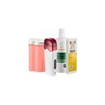 Kit cire pilation zones dlicates titane rose
