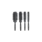 Lot 4 brosses � cheveux thermiques noires