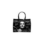 Parisax sac vinyl iconic noir l, 50 x p, 18 x h , 40 cm