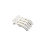 Pinces hair clip croco blanc corioliss Pinces hair clip croco blanc corioliss