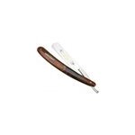 Rasoir barbe inox lame évidée shop hair Rasoir barbe inox lame évidée shop hair