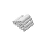Serviette de coton mini blanc bob tuo sibel x12 Serviette de coton mini blanc bob tuo sibel x12