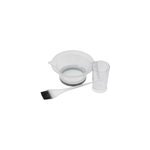 Set coloration bol + pinceau + doseur transparent