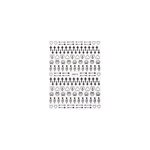 Sticker elastique element noir beauty nails Sticker elastique element noir beauty nails