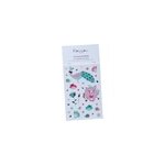Tatouage phmres floral 10 x 15 cm  l'encre de soja rosajou