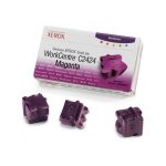 3 batonnets d'encre solide magenta pour xerox workcenter c2424