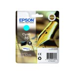 Cartouche cyan epson pour workforce wf - 2010w / wf - 2520nf . . . (n16 - plume) (c13t16224012)
