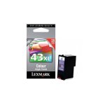 Cartouche d'encre couleur lexmark pour imprimante p350 / x9350 (n43xl)