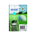 Cartouche d'encre cyan epson pour workforce 3720dwf / 3725dwf . . (n34) (balle de golf)