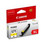 Cartouche encre jaune haute capacit (cli - 571y xl) pour canon pixma mg 5750 / mg 6850. . .