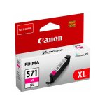 Cartouche encre magenta haute capacit (cli - 571m xl) pour canon pixma mg 5750 / mg 6850. . .