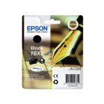 Cartouche noire haute capacit epson pour workforce wf - 2010w / wf - 2520nf . . . (n16xl - plume) (c13t163140 ...