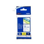 Cassette  ruban brother pour tiqueteuse bleu sur blanc (tz - 223) 9mm