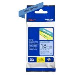 Cassette � ruban brother pour �tiqueteuse noir sur bleu (tz - 541) 18mm