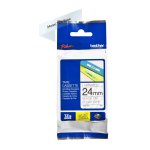 Cassette à ruban brother pour étiqueteuse noir sur transparent (tz - 151) 24mm Cassette à ruban brother pour étiqueteuse noir sur transparent (tz - 151) 24mm
