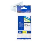 Cassette à ruban brother pour étiqueteuse noir sur transparent (tz - 161) 36mm Cassette à ruban brother pour étiqueteuse noir sur transparent (tz - 161) 36mm