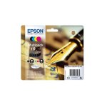 Multipack haute capacit epson pour workforce wf - 2010w / wf - 2520nf . . . (n16xl - plume) (c13t16364012) ...