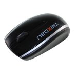 Neoxeo mse 200 wireless black / silver - souris optique sans fil noire / argent