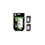 Pack de 2 cartouches noires hp pour deskjet 450 . . . (n56)