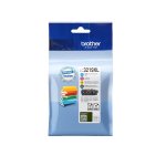 Pack 4 cartouche jet d'encre haute capacit� brother pour imprimante - capacit� 3 000 et 1 500 pages