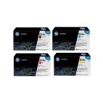 Pack de 4 tambours hp pour color laserjet cp6015 / cm6030 / cm6040 (824a)