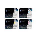 Pack de 4 toners hp pour color laserjet 4730mfp (644a)
