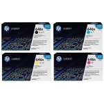 Pack de 4 toners hp pour color laserjet entreprise cm4540. . . (646a et 646x)