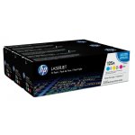 Pack toners tricolor hp pour colorlaserjet cp 1215 / 1515 / 1518 (125a) Pack toners tricolor hp pour colorlaserjet cp 1215 / 1515 / 1518 (125a)