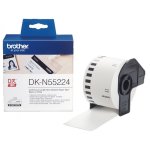 Rouleau de papier continu sans adhsif dk - n55224 brother original  noir sur blanc, 54 mm pour ql500 ...