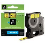 Ruban dymo d1 (40918) - noir sur jaune - 9mm x 7m noir dymo pour labelmanager Ruban dymo d1 (40918) - noir sur jaune - 9mm x 7m noir dymo pour labelmanager