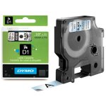 Ruban dymo d1 (45010) 12mm x 7m noir sur transparent pour labelmaker / labelmanager . . .