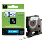 Ruban dymo d1 (45014) 12mm x 7m bleu sur blanc pour labelmanager . . .